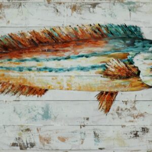 Caroline's Treasures Jarett Goldfish Indoor Outdoor Door Mat 24" x 36", Multicoloured