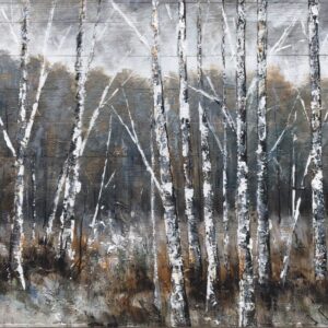 Posters Winter Birch Tree Decorative Wall Art Rustic Forest Landscape Wall Art Living Room Large Wall Art Canvas Painting Posters And Prints Wall Art Pictures for Living Room Bedroom Decor 16x20inch(