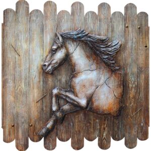 Horse Wall Sculpture Home Decor Animal Bronze Statues TPAL-511