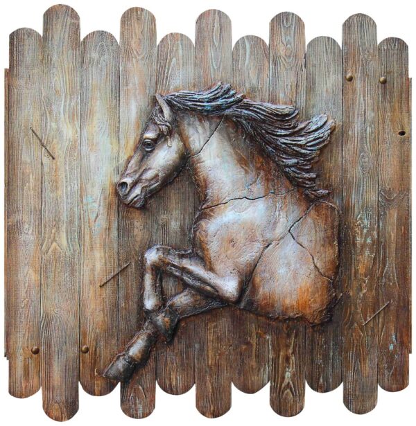Horse Wall Sculpture Home Decor Animal Bronze Statues TPAL-511